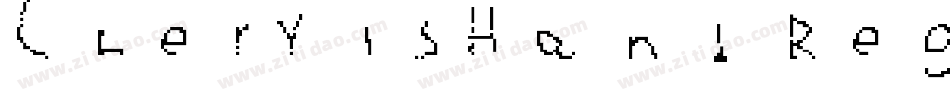 CherylsHand Regular字体转换
